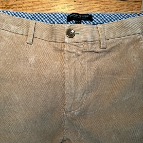 Banana Republic Men's Beige Corduroy Pants Size 30 - Picture 9 of 10
